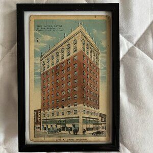 Beautiful framed vintage postcard!